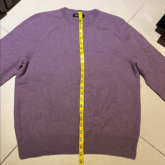 Naadam 100% Cashmere Purple - crew neck sweater - size Large-excellent condition - Picture 6 of 9